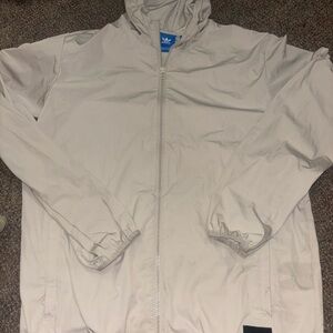 Adidas Men's Cream Windbreaker